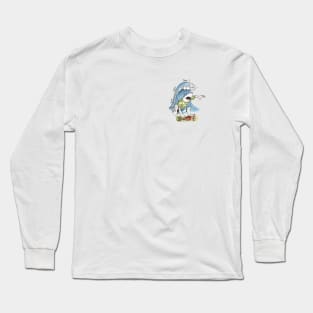 Shark Skate Shirt Long Sleeve T-Shirt